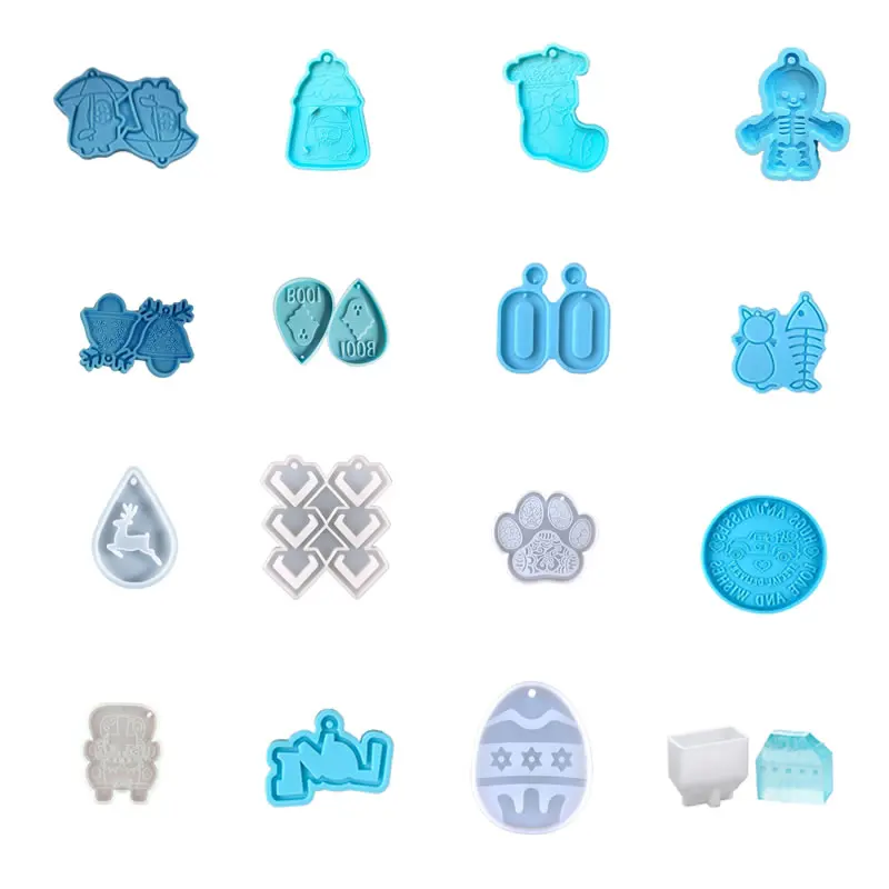 E0BF Shiny Glossy Resin Molds Christmas Keychain Silicone Mold DIY Keychain Pendant Jewelry Epoxy Resin Crafting Molds
E0BF Shiny Glossy Resin Molds Christmas Keychain Silicone Mold DIY Keychain Pendant Jewelry Epoxy Resin Crafting Molds