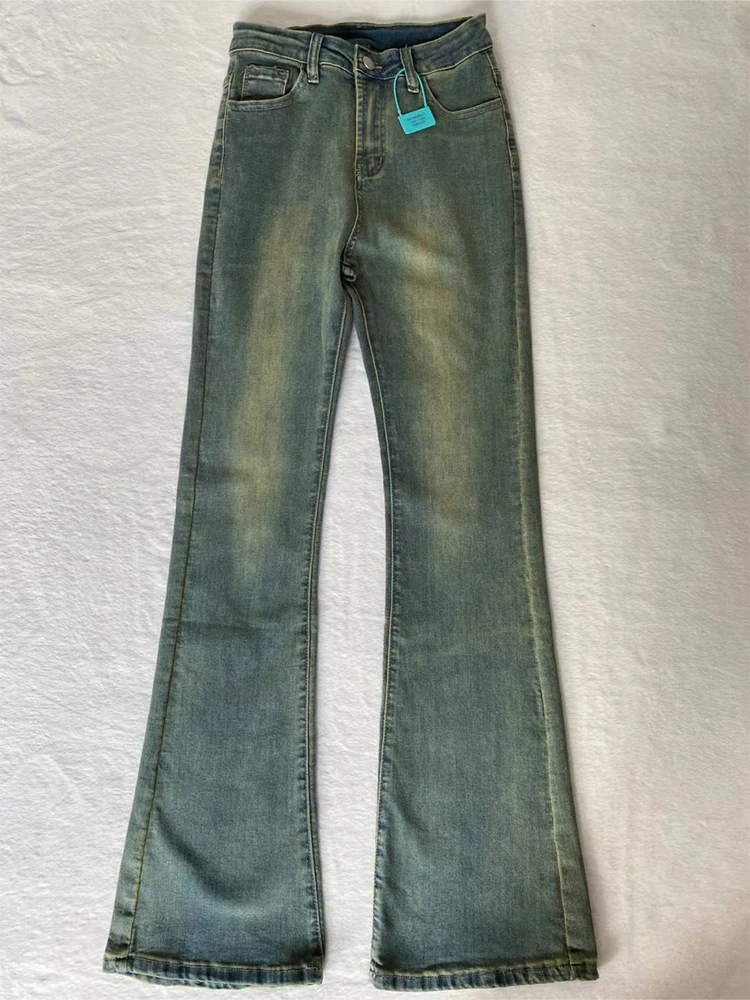 Women Vintage Wash Blue Denim Flare Pants Skinny Jeans Long Trousers Y2k Streetwear Classical Tide Korean Fashion Ins Street
Women Vintage Wash Blue Denim Flare Pants Skinny Jeans Long Trousers Y2k Streetwear Classical Tide Korean Fashion Ins Street