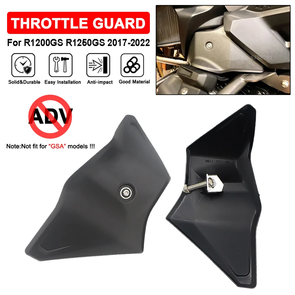 Motorcycle Throttle Body Guards Protection Cover For BMW R1200GS R1250GS R 1200 1250 GS R1250 R1200 LC 2017-2019 2020 2021 2022 
Motorcycle Throttle Body Guards Protection Cover For BMW R1200GS R1250GS R 1200 1250 GS R1250 R1200 LC 2017-2019 2020 2021 2022
