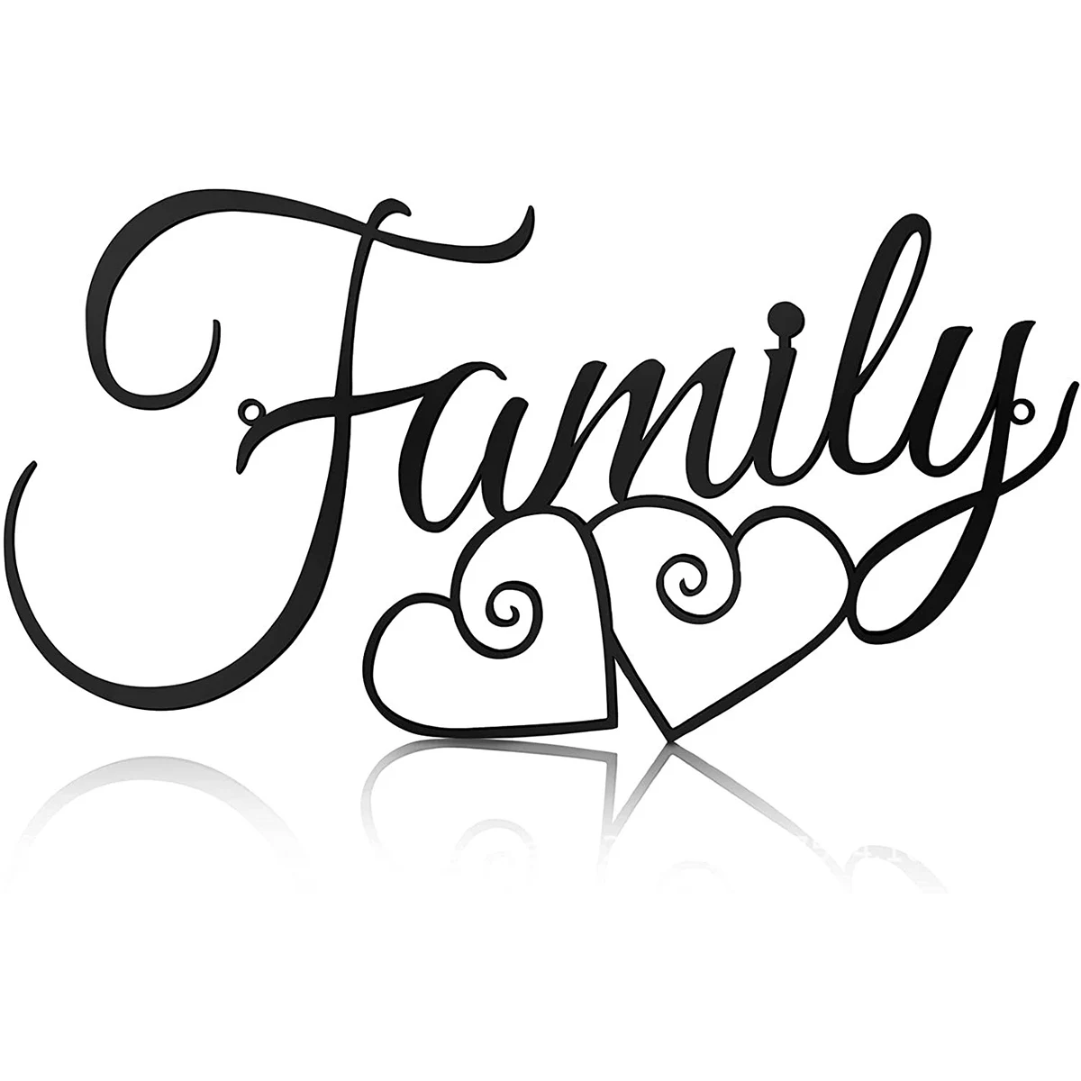 NewFamily Wall Sign Metal Family Wall Decor Black Family Word Wall Art Farmhouse Wall Ornament Rustic Decorative Wall Sign Wall
NewFamily Wall Sign Metal Family Wall Decor Black Family Word Wall Art Farmhouse Wall Ornament Rustic Decorative Wall Sign Wall