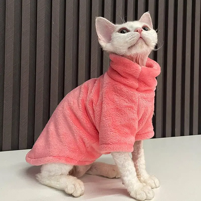 New Hairless Cat Sweater Winter Fashion Thickening Warm Sphynx Clothes Comfortable Winter Sweater Clothes for Small Dogs
New Hairless Cat Sweater Winter Fashion Thickening Warm Sphynx Clothes Comfortable Winter Sweater Clothes for Small Dogs