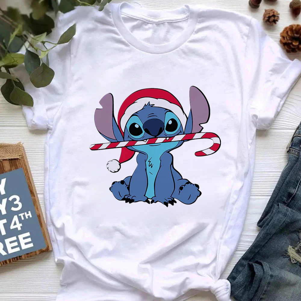 Acting Cute Stitch Christmas T-shirt Kawaii Harajuku Fashion Women Clothes Young Style Lady Tops Xmas Eve Gift Family T Shirts
Acting Cute Stitch Christmas T-shirt Kawaii Harajuku Fashion Women Clothes Young Style Lady Tops Xmas Eve Gift Family T Shirts