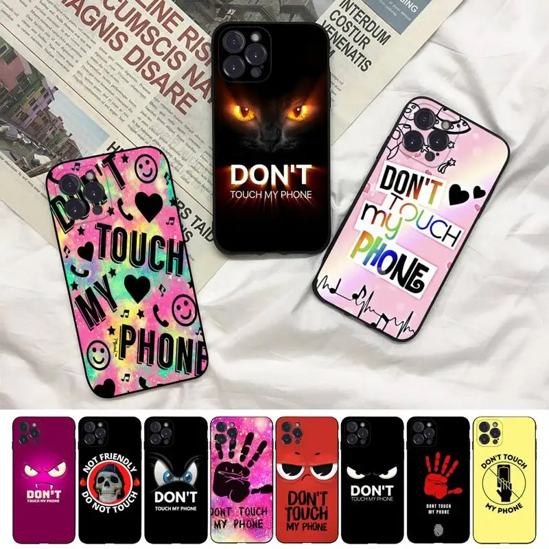Do Not dont Touch My Phone Phone Case For iPhone 8 7 6 6S Plus X SE 2020 XR XS 14 11 12 13 Mini Pro Max Mobile Case
Do Not dont Touch My Phone Phone Case For iPhone 8 7 6 6S Plus X SE 2020 XR XS 14 11 12 13 Mini Pro Max Mobile Case