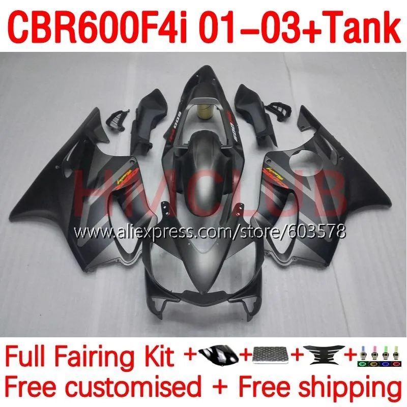 Body +Tank For HONDA CBR600 CBR 600 F4i 600F4i CBR600F4i 2001 2002 2003 600CC 01 02 03 Injection Fairing 188No.16 grey glossy
Body +Tank For HONDA CBR600 CBR 600 F4i 600F4i CBR600F4i 2001 2002 2003 600CC 01 02 03 Injection Fairing 188No.16 grey glossy