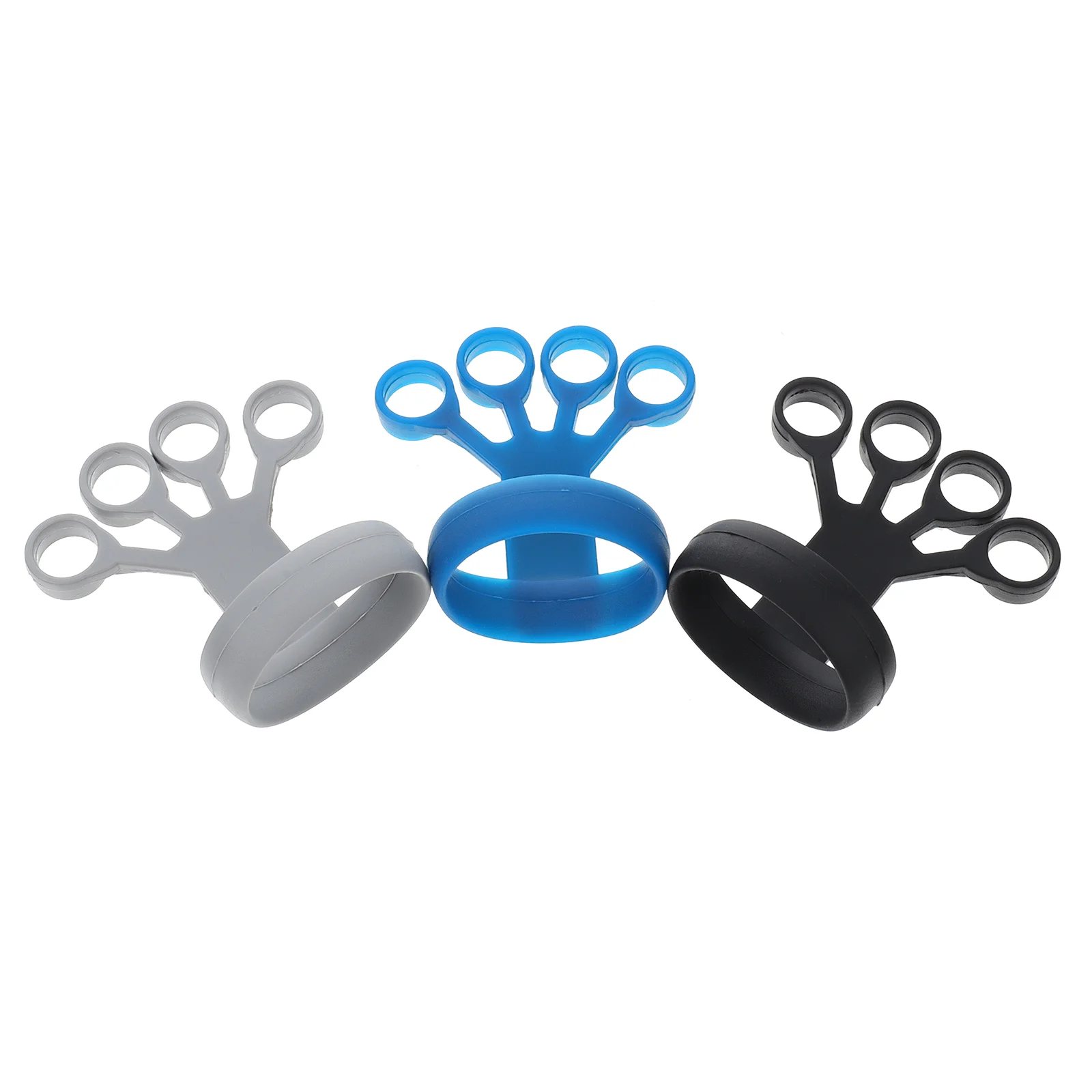 3pcs Silicone Finger Strength Trainers Hand Grips Hand Stress Rings for Rehabilitation
3pcs Silicone Finger Strength Trainers Hand Grips Hand Stress Rings for Rehabilitation