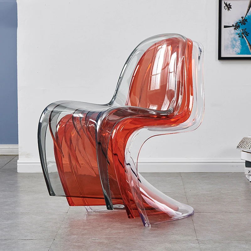 Обеденные стулья в скандинавском стиле, Оригинальный современный S-образный стул со спинкой, стул для гостиной, акриловые стулья из поликарбоната для кухни, мебели для спальни
Обеденные стулья в скандинавском стиле, Оригинальный современный S-образный стул со спинкой, стул для гостиной, акриловые стулья из поликарбоната для кухни, мебели для спальни