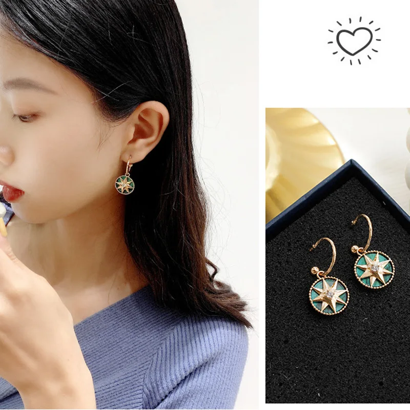Baroque Hoop Earrings For Women Simple Star Resin Jewelry Korean Trend Drop Dangle Fashion Accessories Wedding Gift Gold Green
Baroque Hoop Earrings For Women Simple Star Resin Jewelry Korean Trend Drop Dangle Fashion Accessories Wedding Gift Gold Green