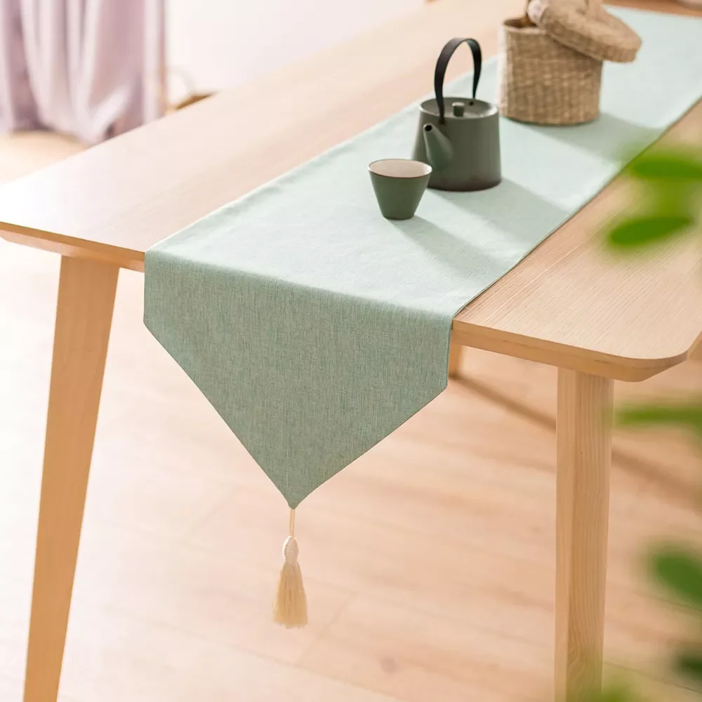 Nordic Style Table Runner Cotton Linen Japanese Style Simple Elegant Tassel Table Runners American Coffee Table Flag Home Decor
Nordic Style Table Runner Cotton Linen Japanese Style Simple Elegant Tassel Table Runners American Coffee Table Flag Home Decor