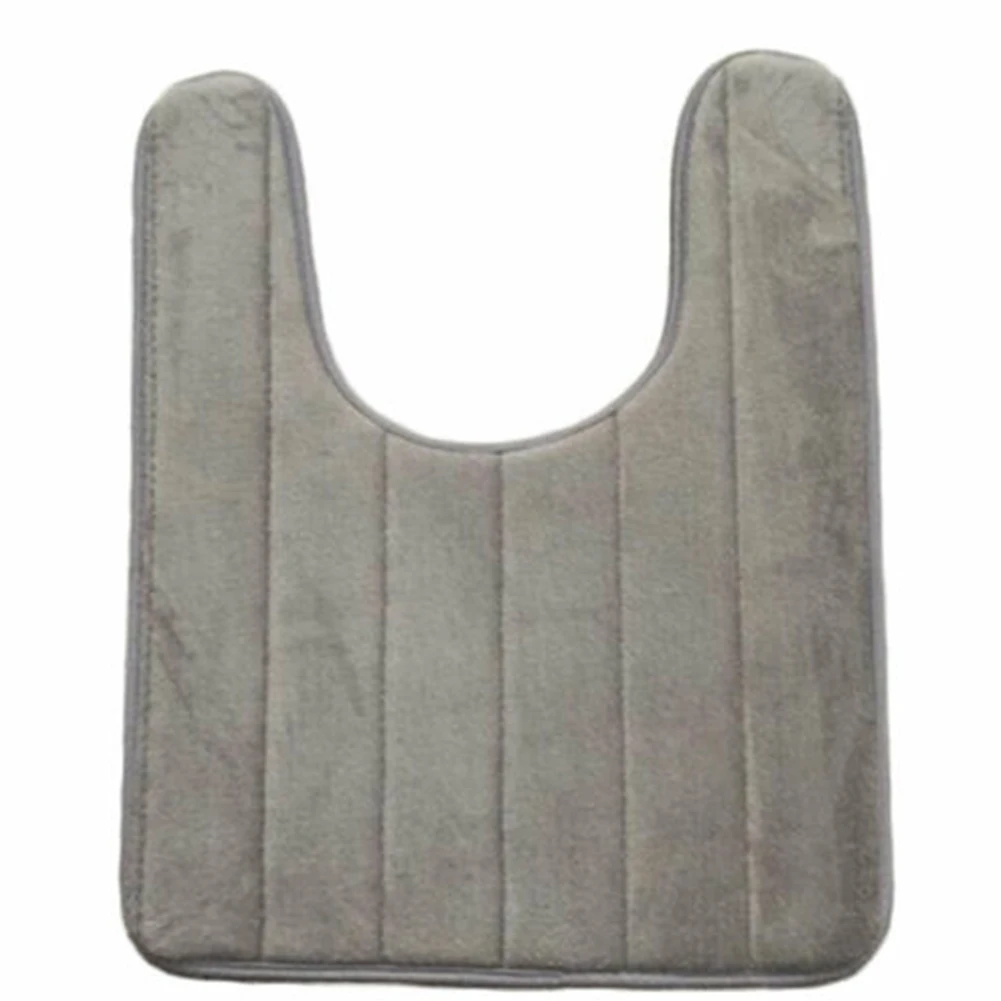 Coral Fleece Anti Slip Toilet Floor Mat U-Shaped Memory Water Absorbing Foam Bath Mats Washable Bath Pedestal Pad Rug Home Decor
Coral Fleece Anti Slip Toilet Floor Mat U-Shaped Memory Water Absorbing Foam Bath Mats Washable Bath Pedestal Pad Rug Home Decor
