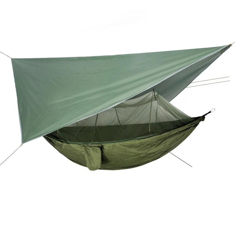 Mosquito Net Hammock Canopy Cloak Set Outdoor Leisure Camping Rain Protection Sunscreen Can Bear 300kg Net Bed Tree Tent
Mosquito Net Hammock Canopy Cloak Set Outdoor Leisure Camping Rain Protection Sunscreen Can Bear 300kg Net Bed Tree Tent