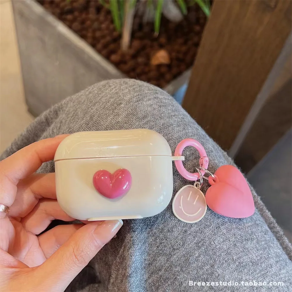 Transparent Heart Pendants Pink Earphone Case For Airpods Wireless Bluetooth Headset Charging Box For Airpods Pro Protect Case
Transparent Heart Pendants Pink Earphone Case For Airpods Wireless Bluetooth Headset Charging Box For Airpods Pro Protect Case