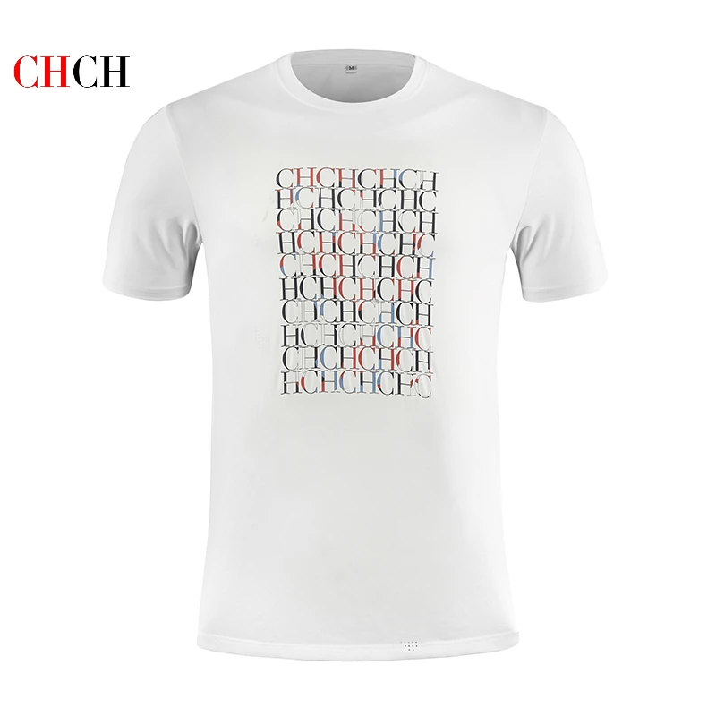 

CHCH 2023 Men's T-shirt Fashion Basic urban Tee shirts casual short sleeved shirt Men's Tee-shirt Summer clothes 3 styles