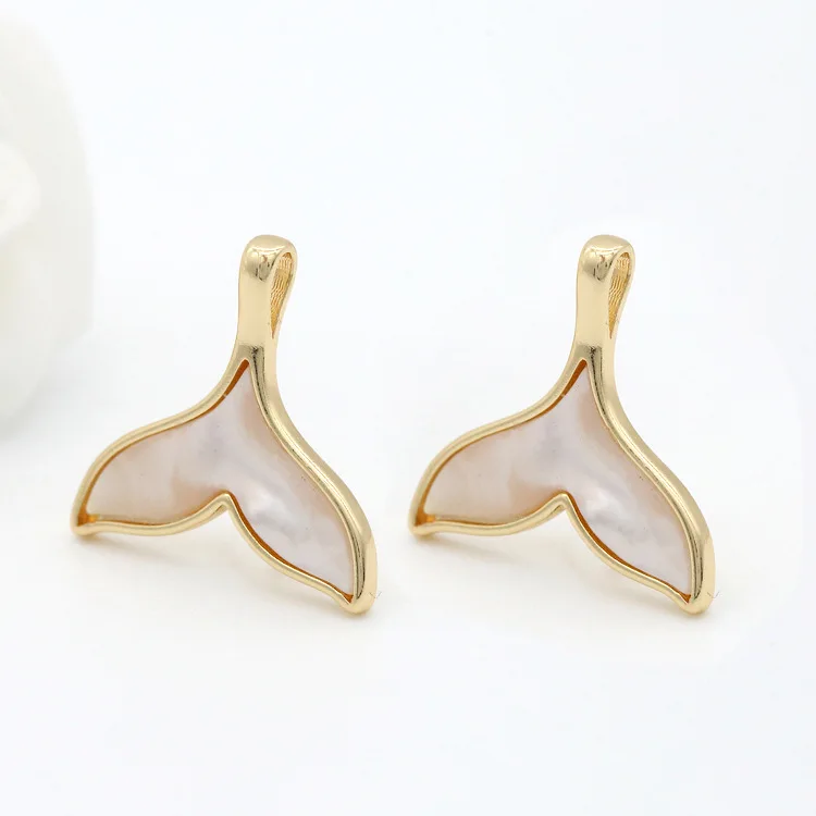 18x18MM Whale Tail Pendant Charms For Jewelry Making DIY 14K Gold Color Plated Bracelets Necklace Earrings Findings Components
18x18MM Whale Tail Pendant Charms For Jewelry Making DIY 14K Gold Color Plated Bracelets Necklace Earrings Findings Components
