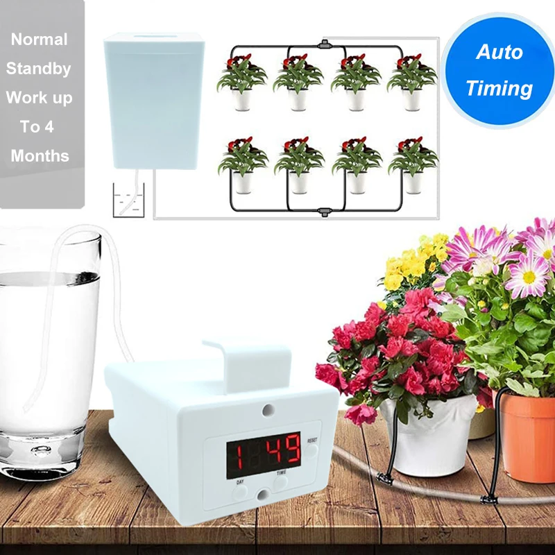 HOT SALE Travel Timed Automatic Flower Plant Watering Device Kit Home Garden Potted Drip Water Seeper Automatic Watering System
HOT SALE Travel Timed Automatic Flower Plant Watering Device Kit Home Garden Potted Drip Water Seeper Automatic Watering System