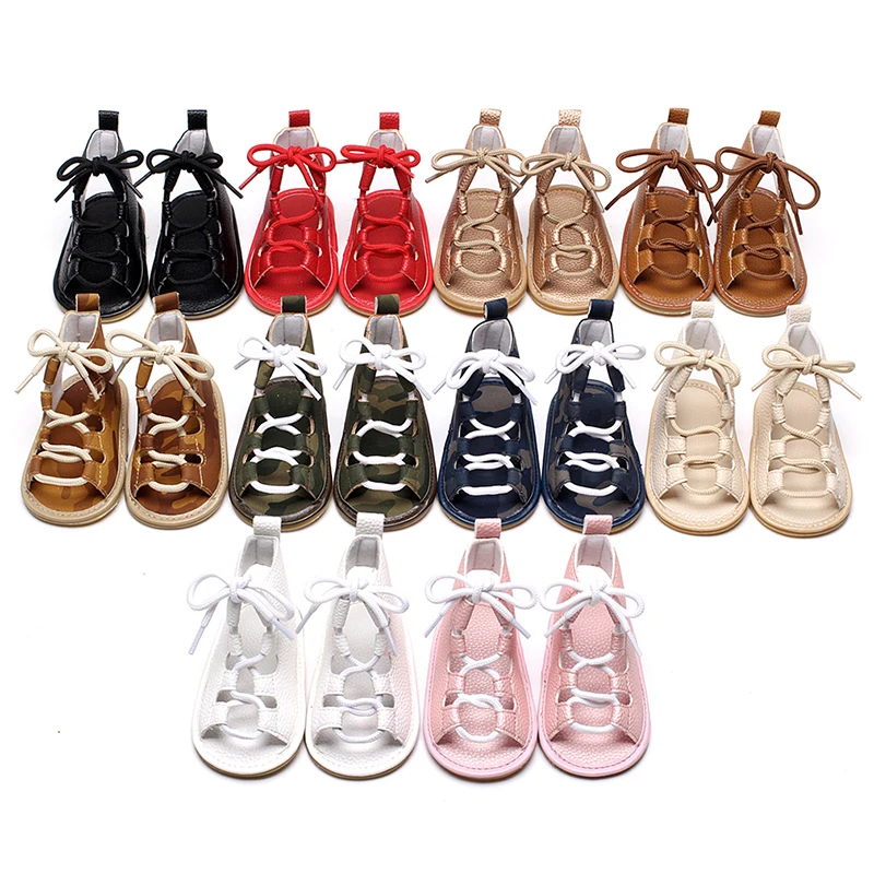 Summer Baby Girls Flat Heels Lace-up Sandals Girls Toddler Rome Sandals Baby Boy Gladiator Sandals Kids Leather Sandals 10 Color 
Summer Baby Girls Flat Heels Lace-up Sandals Girls Toddler Rome Sandals Baby Boy Gladiator Sandals Kids Leather Sandals 10 Color
