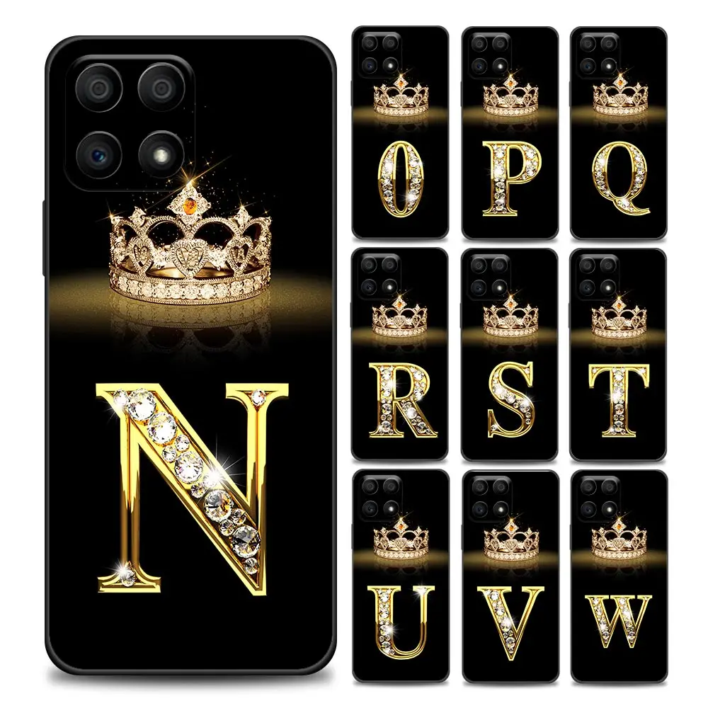 Diamond Crown Letter N-Z Phone Case for Honor 8X 9S 9A 9C 9X Lite 9A 50 10 20 30 Pro 30i 20S(6.15) Soft Silicone
Diamond Crown Letter N-Z Phone Case for Honor 8X 9S 9A 9C 9X Lite 9A 50 10 20 30 Pro 30i 20S(6.15) Soft Silicone