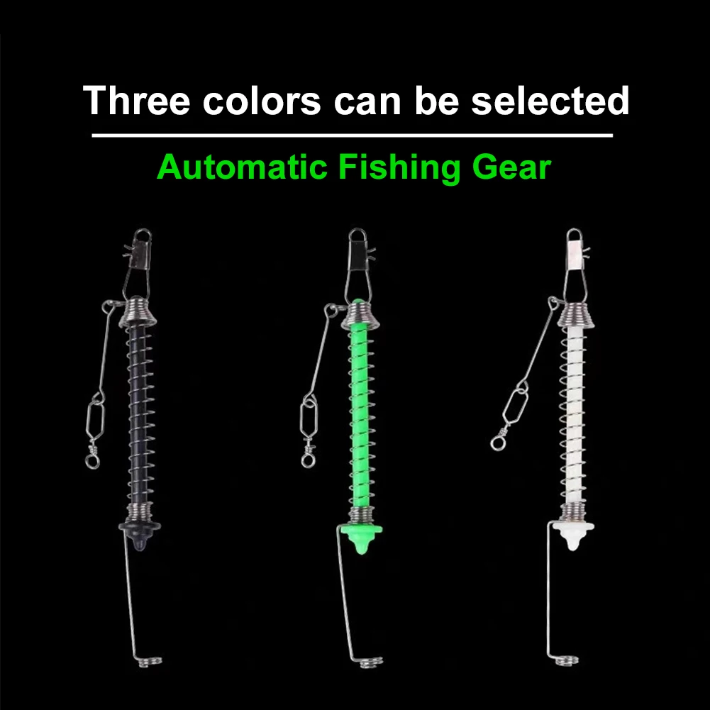 Automatic Fishing Hook Stainless Steel Spring Fishhook Bait Catch Ejection Catapult Fish Lure Accessories Tackle Dropshipping
Automatic Fishing Hook Stainless Steel Spring Fishhook Bait Catch Ejection Catapult Fish Lure Accessories Tackle Dropshipping