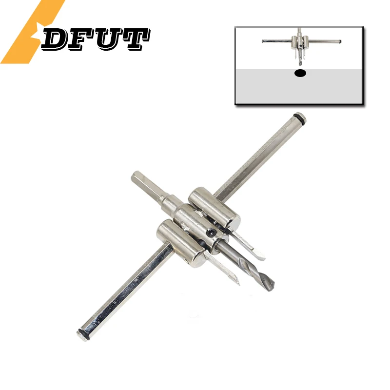 1 Pcs DIY Adjustable Hole Diameter 30-300mm Metal Alloy Steel Hole Saw Drill Tool for Wood, PVC Board, Plasterboard, Plywood
1 Pcs DIY Adjustable Hole Diameter 30-300mm Metal Alloy Steel Hole Saw Drill Tool for Wood, PVC Board, Plasterboard, Plywood