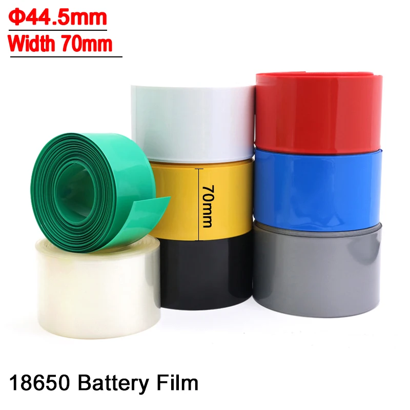 2/5/10/50m Width 70mm PVC Heat Shrink Tube Insulated Film Wrap Protection Case Wire Cable Sleeve Lithium Battery 18650 Pack
2/5/10/50m Width 70mm PVC Heat Shrink Tube Insulated Film Wrap Protection Case Wire Cable Sleeve Lithium Battery 18650 Pack