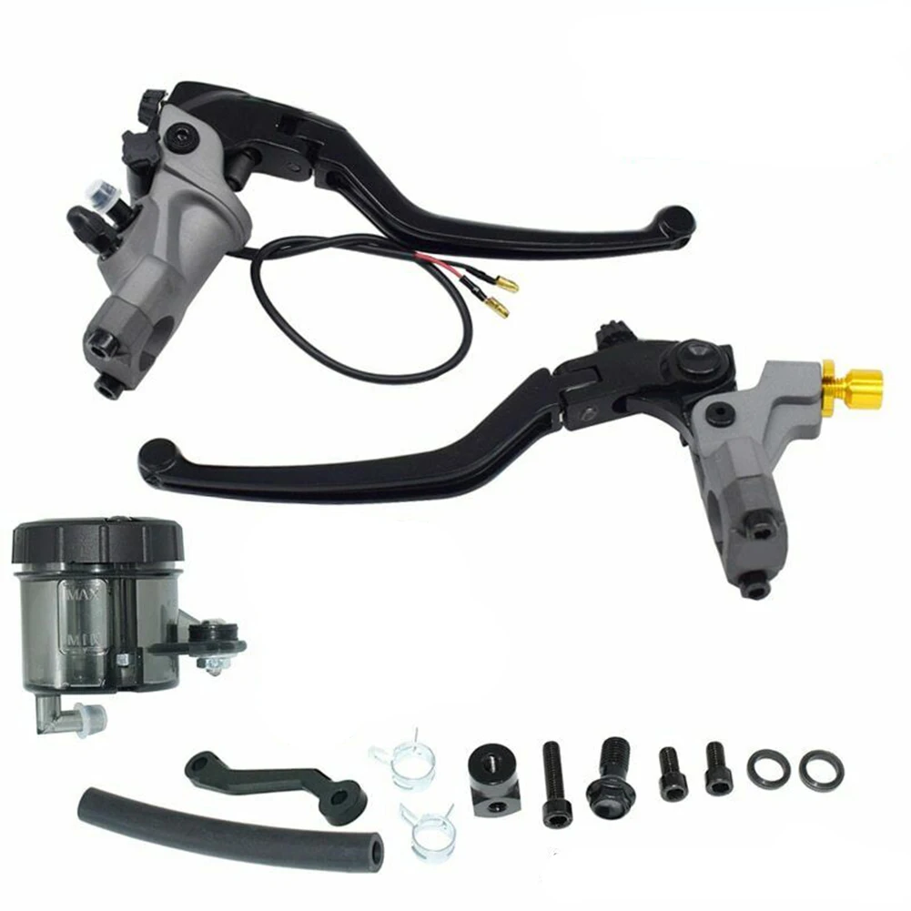 2pcs 22mm Universal CNC 19 RCS Motorcycle Brake Pump Master Cylinder Disc Brake Lever For 7/8 Inch (22mm) Handlebar
2pcs 22mm Universal CNC 19 RCS Motorcycle Brake Pump Master Cylinder Disc Brake Lever For 7/8 Inch (22mm) Handlebar