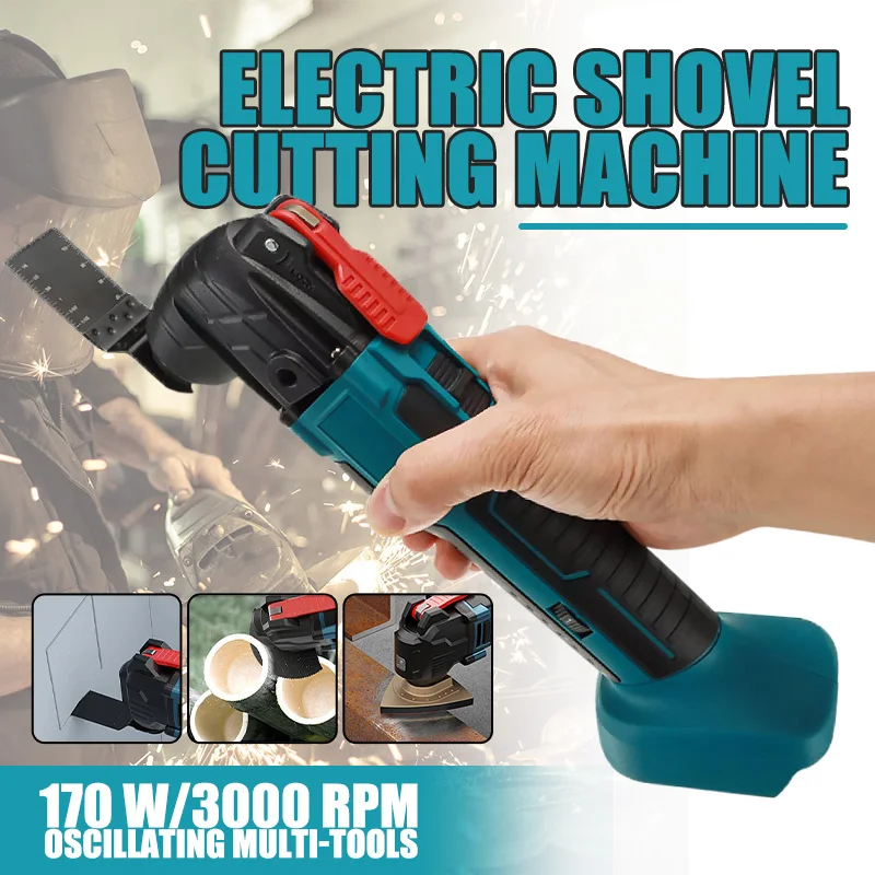 Cordless Oscillating Multi function Tool Electric Trimmer Renovator Shovel Cutting Machine Woodworking Tool For Makita Battery
Cordless Oscillating Multi function Tool Electric Trimmer Renovator Shovel Cutting Machine Woodworking Tool For Makita Battery