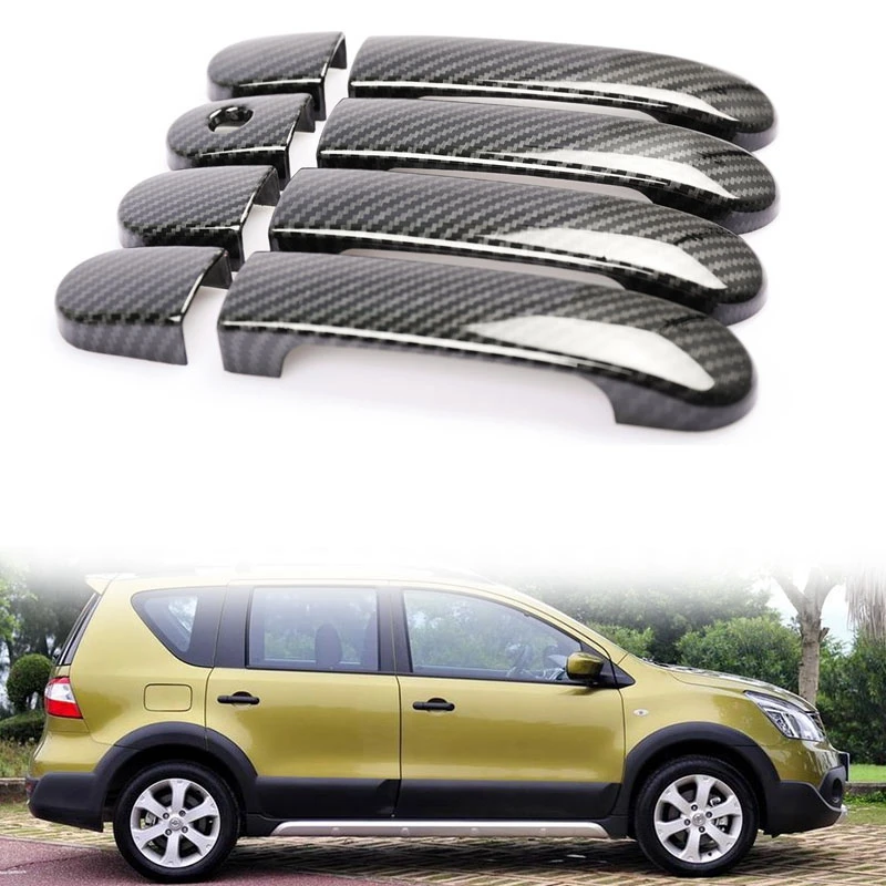 New-8Pcs/Set Carbon Fiber Car Exterior Door Handle Covers For Nissan LIVINA 2009-13 Car Styling
New-8Pcs/Set Carbon Fiber Car Exterior Door Handle Covers For Nissan LIVINA 2009-13 Car Styling