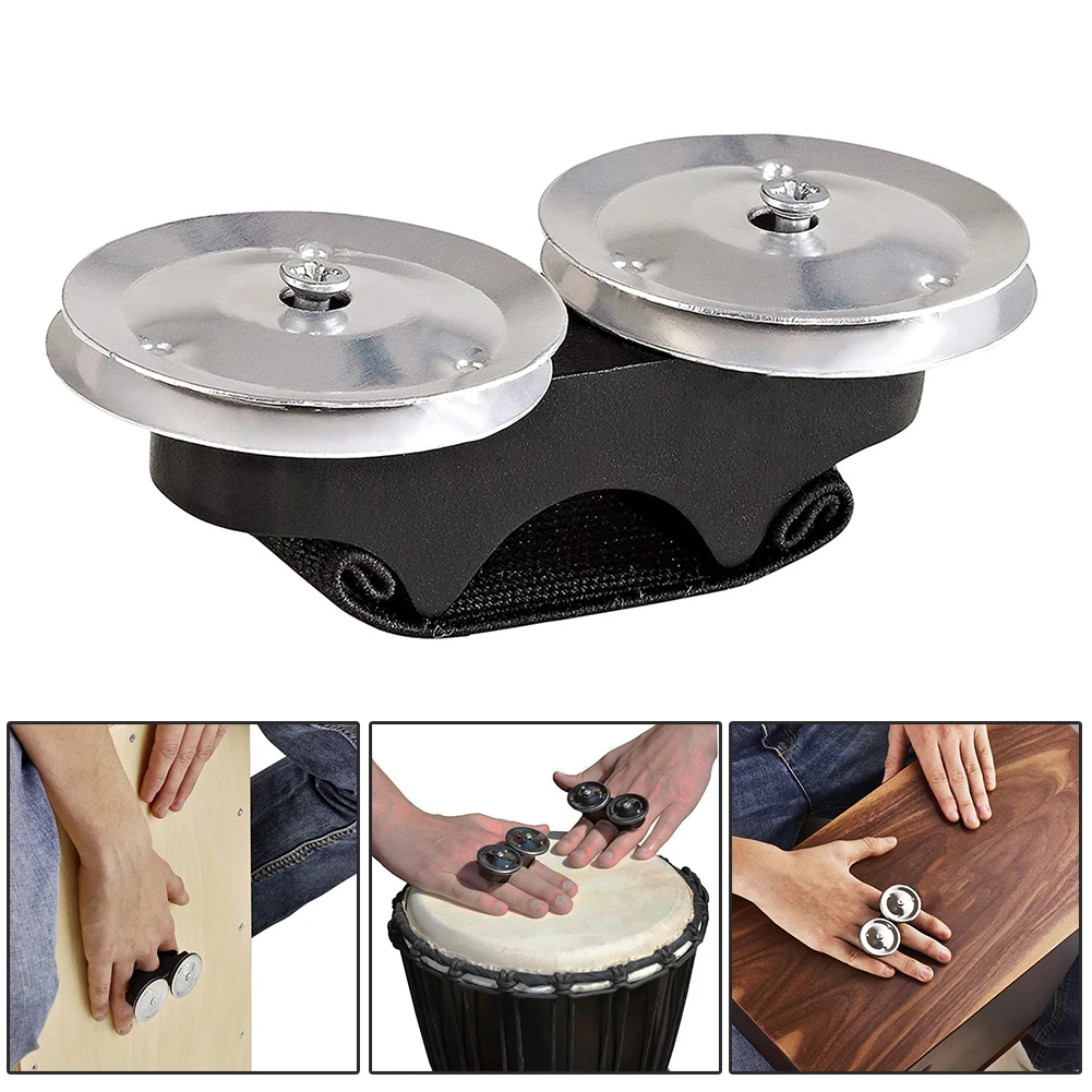 Finger Jingle Tambourine Metal Bell African Drums Percussion Musical Instruments Handbell for Cajons Bongos Djembes Congas
Finger Jingle Tambourine Metal Bell African Drums Percussion Musical Instruments Handbell for Cajons Bongos Djembes Congas