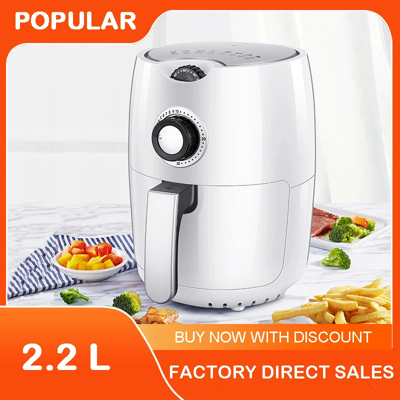 Air Fryer freidora de aire 2.2L 7 Modes Easy to Operate for Chicken Wings Potato Strips Pizza Chicken Plug For EU/AU/UK/US
Air Fryer freidora de aire 2.2L 7 Modes Easy to Operate for Chicken Wings Potato Strips Pizza Chicken Plug For EU/AU/UK/US