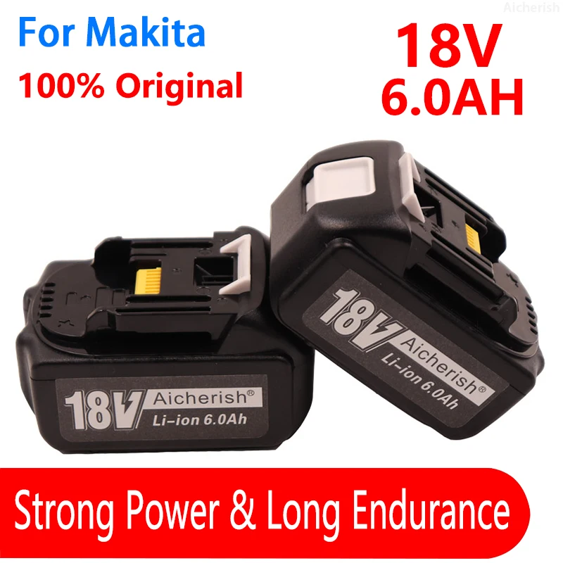 Aicherish 18V 6000mAh Li-Ion Battery Replacement BL1840 BL1850 BL1830 BL1860 LXT400 For Electric Drill Vacuum Cleaner
Aicherish 18V 6000mAh Li-Ion Battery Replacement BL1840 BL1850 BL1830 BL1860 LXT400 For Electric Drill Vacuum Cleaner