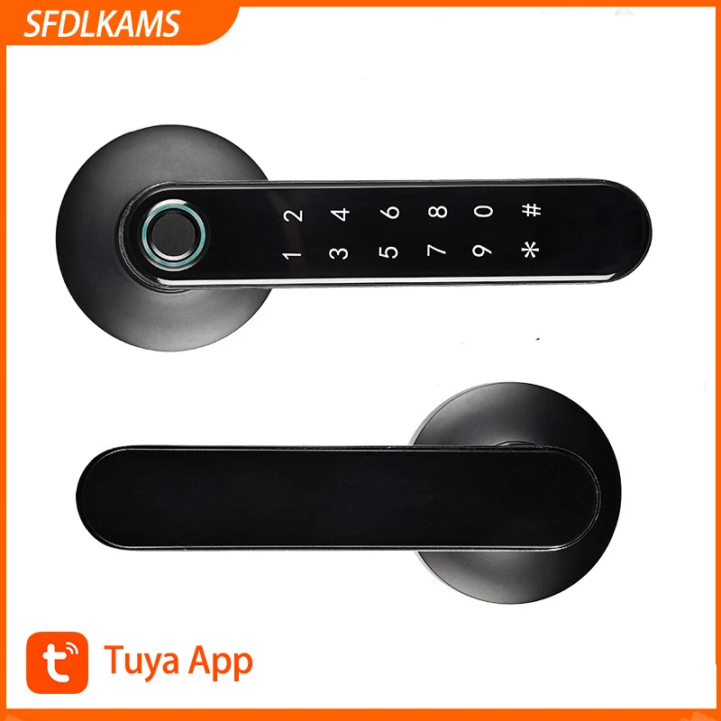 Tuya APP WiFi Fingerprint Lock Smart Door lock Fechadura Digital Door Lock Security Electronic Password RFID Unlock,Home lock
Tuya APP WiFi Fingerprint Lock Smart Door lock Fechadura Digital Door Lock Security Electronic Password RFID Unlock,Home lock