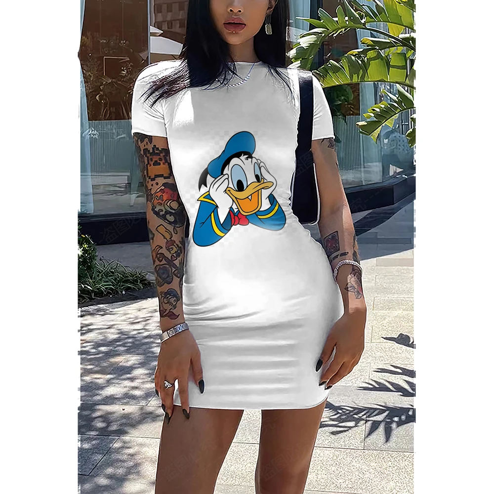 Concave Shape Disney Donald Duck Goofy Seaside Travel Hot Girl Short Skirt Ladies Tight Pack Hip Sexy Slim Dress Ladies
Concave Shape Disney Donald Duck Goofy Seaside Travel Hot Girl Short Skirt Ladies Tight Pack Hip Sexy Slim Dress Ladies