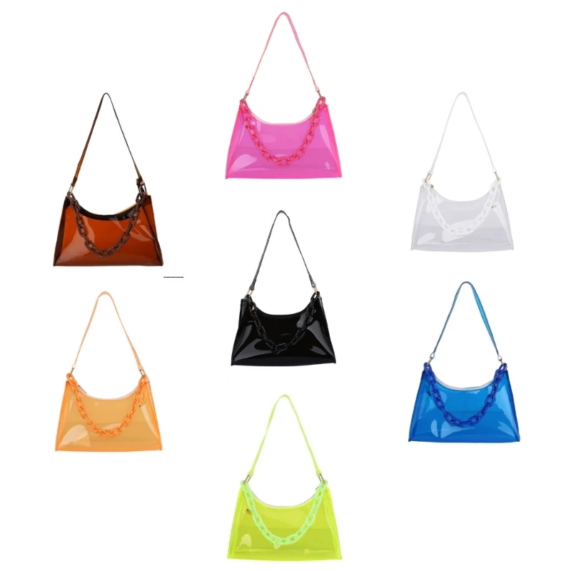 2023 New Fashion Ladies Jelly Bags PVC Clear Bag Underarm Bags Casual Women Summer Handbags Purse Cell Phone Shoulder Bag
2023 New Fashion Ladies Jelly Bags PVC Clear Bag Underarm Bags Casual Women Summer Handbags Purse Cell Phone Shoulder Bag