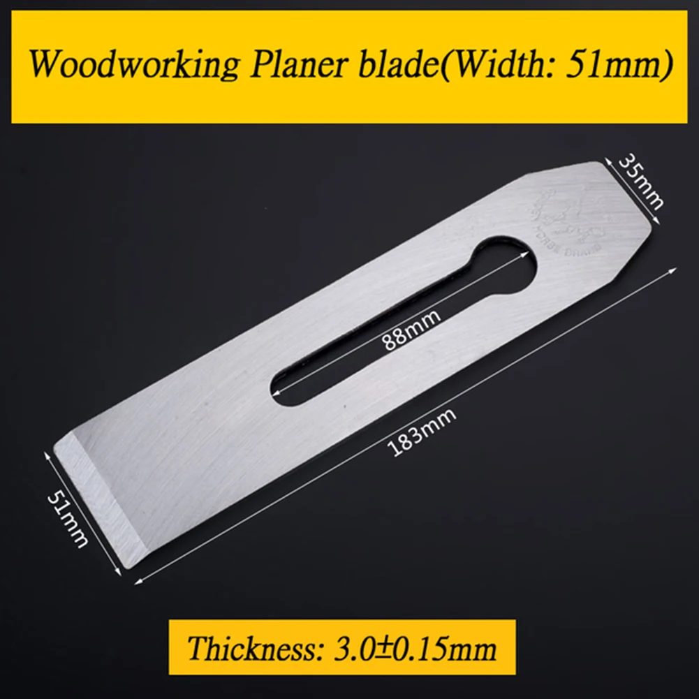 44/51mm HSS Hand Planer Blade Woodworking Planing Cutter Replacement Blade Planer For Mechanical Parts Power Tool Planer
44/51mm HSS Hand Planer Blade Woodworking Planing Cutter Replacement Blade Planer For Mechanical Parts Power Tool Planer
