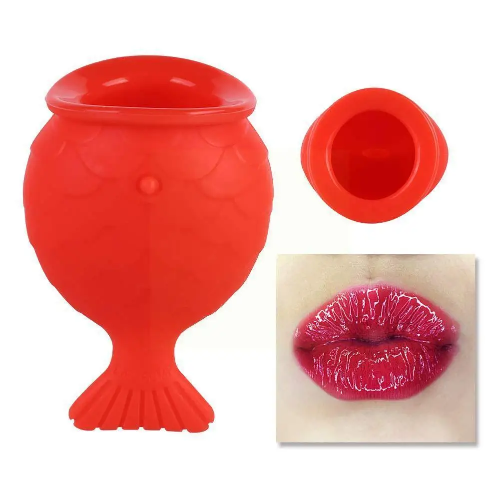 Women Sexy Full Lip Plumper Enhancer Lips Silicone Fish Shape Pout Thicken Natural Labium Plump Tool Tools Mouth N0D1
Women Sexy Full Lip Plumper Enhancer Lips Silicone Fish Shape Pout Thicken Natural Labium Plump Tool Tools Mouth N0D1