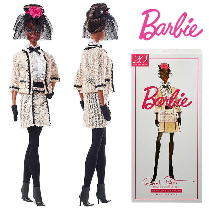 Barbie GHT65 Fashion Model Collection Best to A Tea Signature Doll Fashion Model Collection Doll Toy Girl Birthday Gift 12.5inch
Barbie GHT65 Fashion Model Collection Best to A Tea Signature Doll Fashion Model Collection Doll Toy Girl Birthday Gift 12.5inch