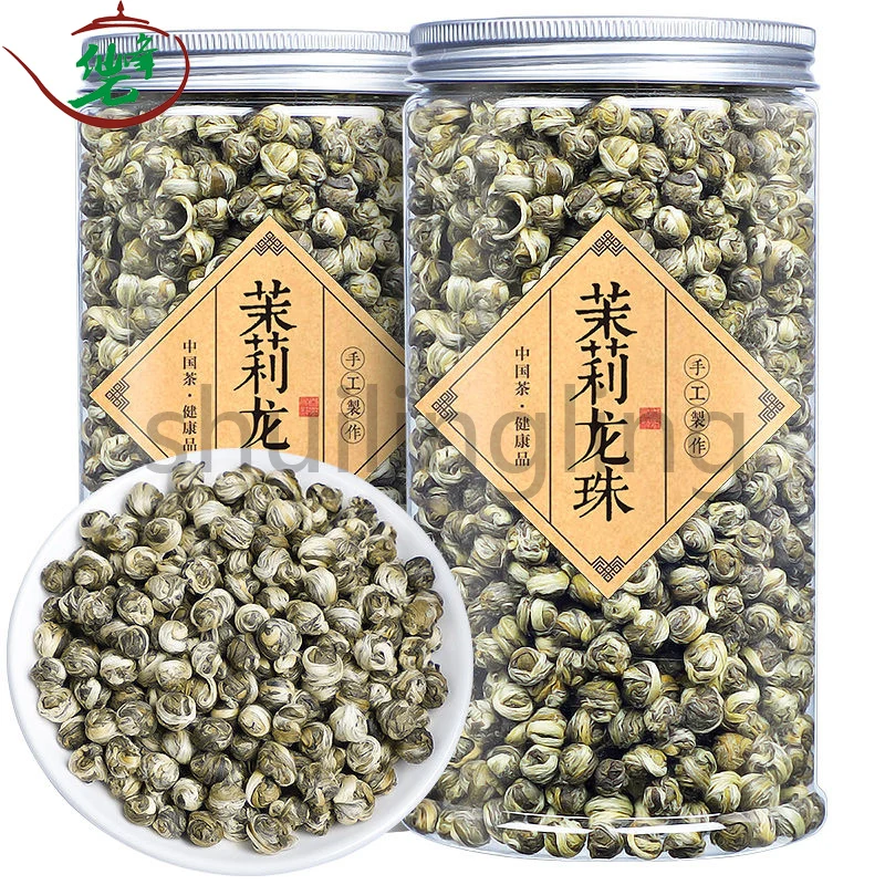 New Dried Jasmine Tea Dragon Pearl Natural Loose Leaf Jasmine Green Chinese Tea 125g 250g 500g
New Dried Jasmine Tea Dragon Pearl Natural Loose Leaf Jasmine Green Chinese Tea 125g 250g 500g