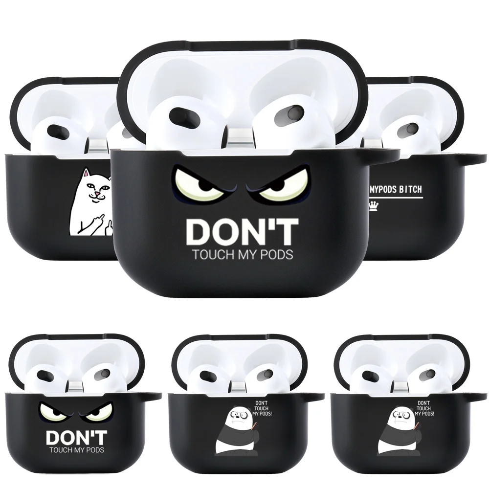 Case For AirPods Pro Cases Text Dont Touch Airpods 3 2 Silicone Black Earphone Cover Air Pods Pro Matte Soft Painted Capa Funda
Case For AirPods Pro Cases Text Dont Touch Airpods 3 2 Silicone Black Earphone Cover Air Pods Pro Matte Soft Painted Capa Funda
