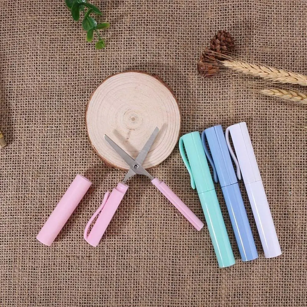 Portable Multifunction Stationery DIY Folding Scissors Paper-Cutting Art Tool School Office Supplies Pen Shape Scissors
Portable Multifunction Stationery DIY Folding Scissors Paper-Cutting Art Tool School Office Supplies Pen Shape Scissors