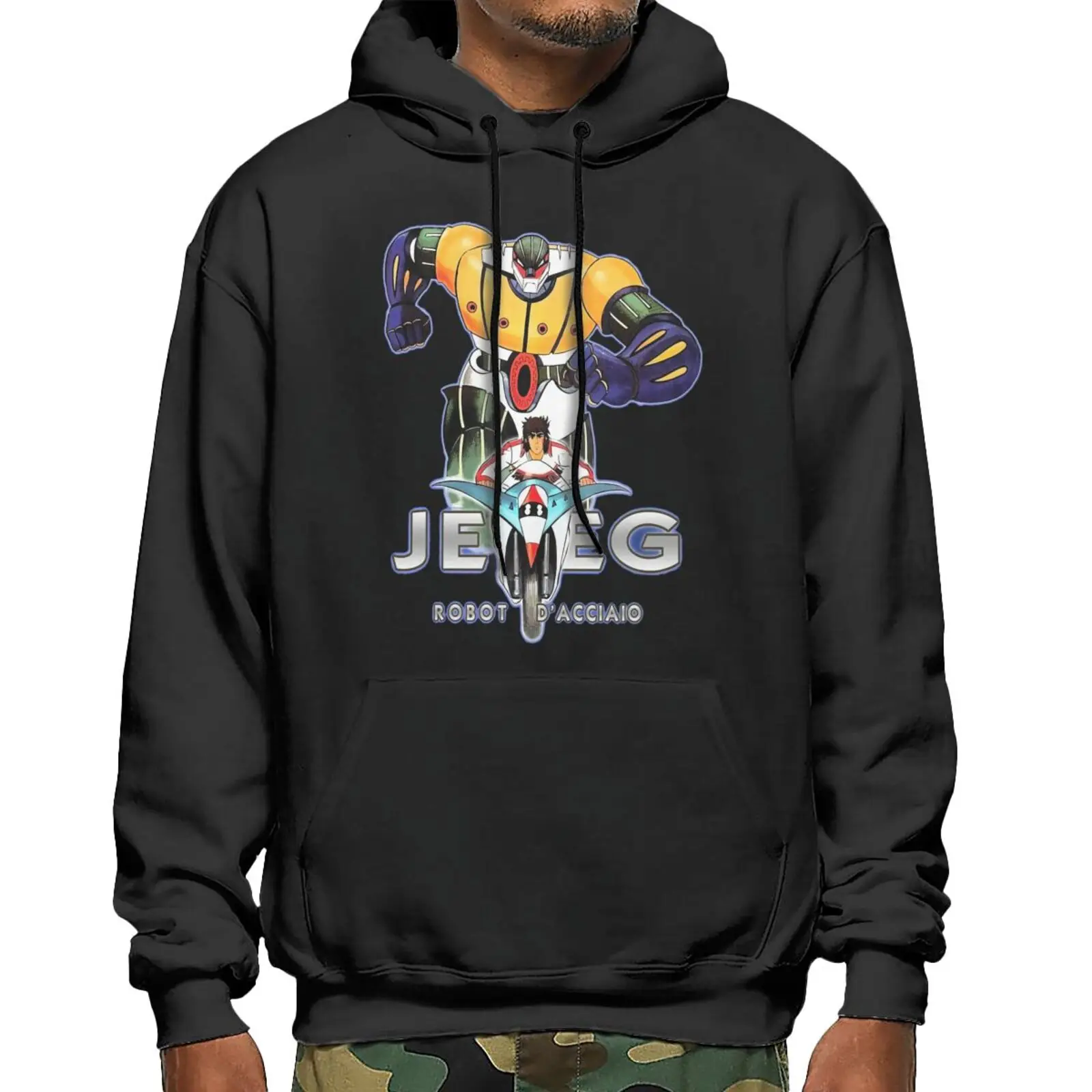 Jeeg Robot D Acciaio Hiroshi Uomo Sweatshirts Hoodies Hoodies Women Men's Top Shirt Mens Clothes Men Clothing Sweatshirt Anime
Jeeg Robot D Acciaio Hiroshi Uomo Sweatshirts Hoodies Hoodies Women Men's Top Shirt Mens Clothes Men Clothing Sweatshirt Anime