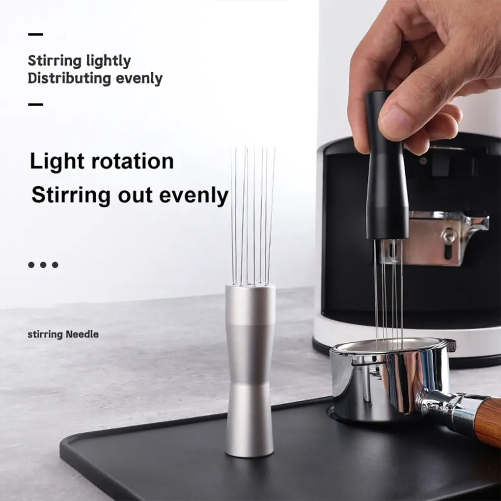 Needle Coffee Tamper 58MM 51mm Coffee Tamper Distributor Leveler Tool Needle Type Coffee Powder Distributor
Needle Coffee Tamper 58MM 51mm Coffee Tamper Distributor Leveler Tool Needle Type Coffee Powder Distributor