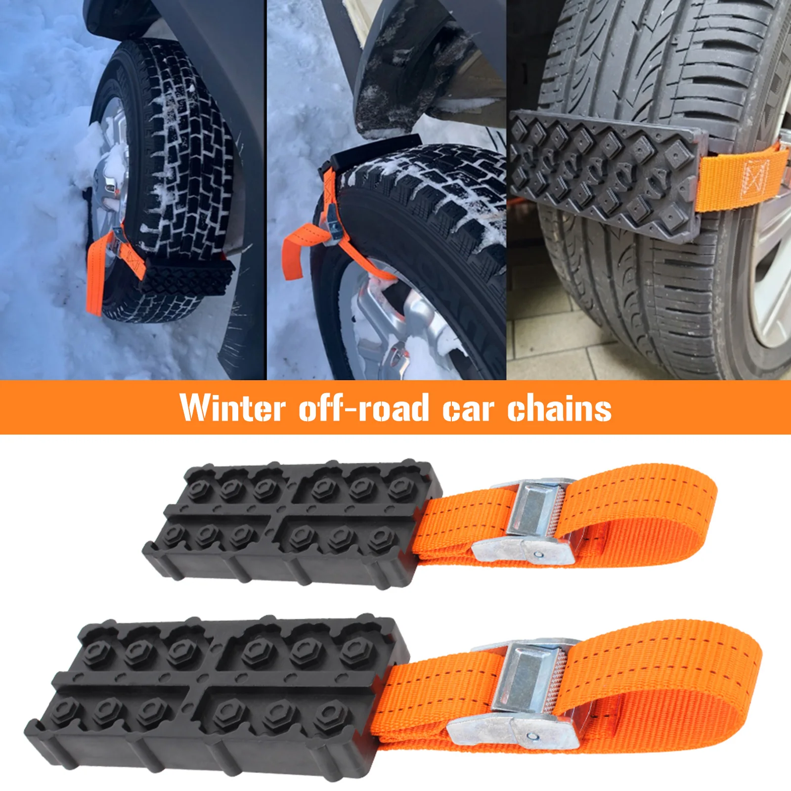 Sand Tires Tracks Chain Multifunctional Mud Road Traction Block Non-slip Car Ice Chains Universal Car Styling Supplies
Sand Tires Tracks Chain Multifunctional Mud Road Traction Block Non-slip Car Ice Chains Universal Car Styling Supplies