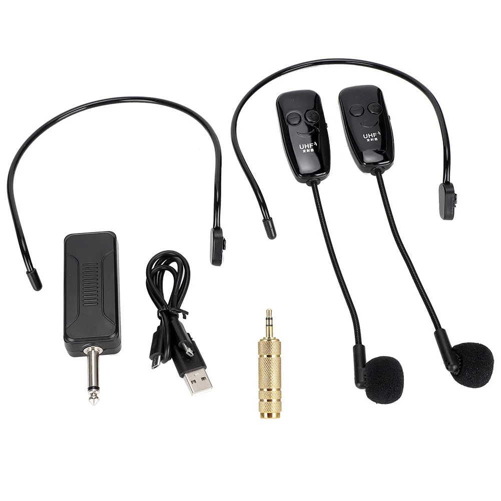 1 to 2 Professional Head-Wear Mic UHF Wireless Microphone for Voice Amplifier Computer
1 to 2 Professional Head-Wear Mic UHF Wireless Microphone for Voice Amplifier Computer