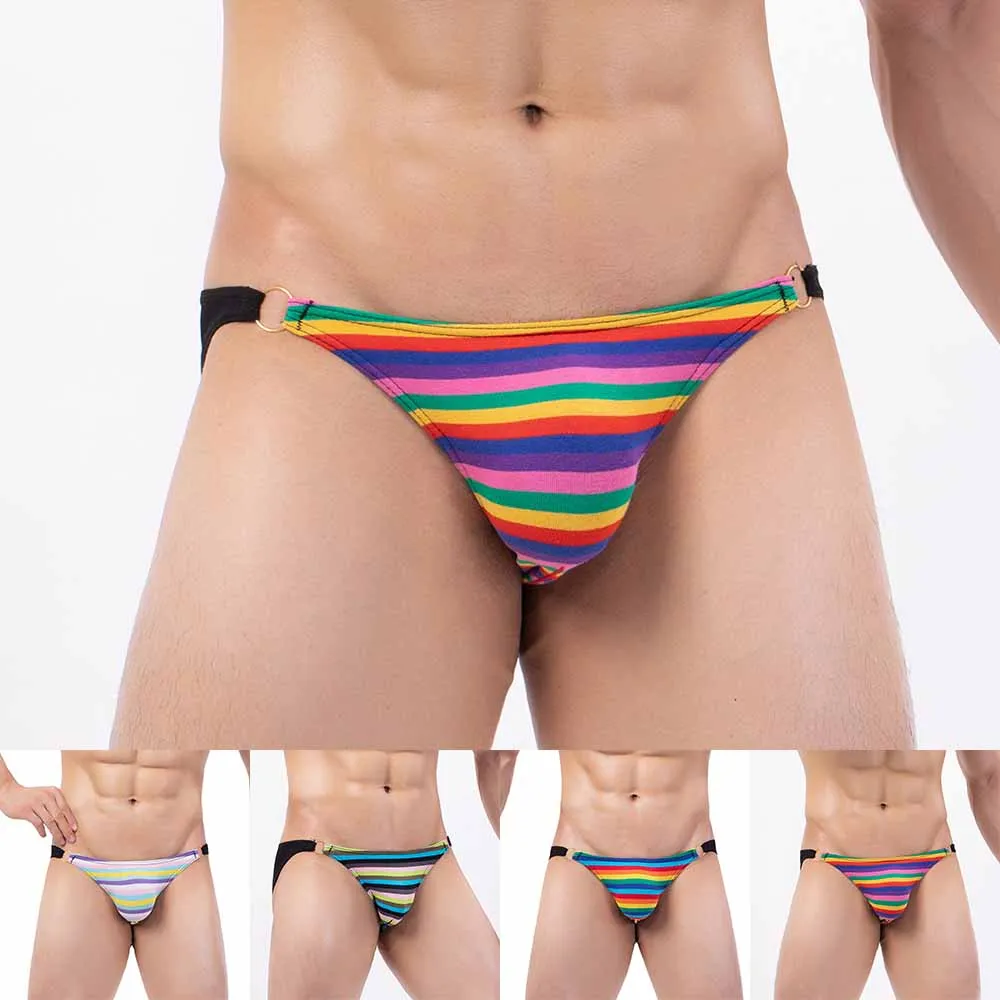 Mens Stripe Briefs Breathable Bulge Pouch Underpants Panties Low Waist Underwear Bikinis Buttock Homme Slip Jock Strap
Mens Stripe Briefs Breathable Bulge Pouch Underpants Panties Low Waist Underwear Bikinis Buttock Homme Slip Jock Strap
