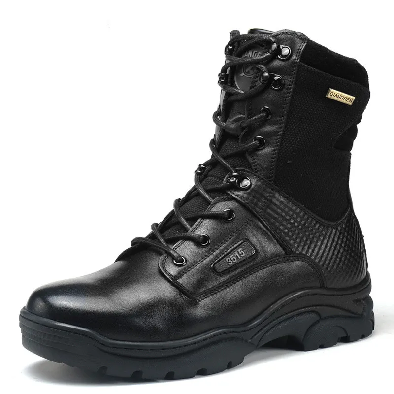 Men's Combat Boots Genuine Leather Outdoor Camp Hiking Tooling Riding Training Sport Special Military Botas Wear-resistant Shoes
Men's Combat Boots Genuine Leather Outdoor Camp Hiking Tooling Riding Training Sport Special Military Botas Wear-resistant Shoes