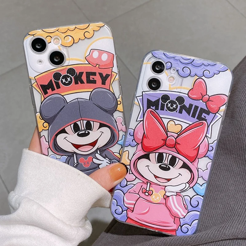 Disney Cute Cartoon Mickey and Minnie Transparent Silicone Couple phone case For iPhone 13 12 mini 11 pro xs max X XR 6 7 8 5
Disney Cute Cartoon Mickey and Minnie Transparent Silicone Couple phone case For iPhone 13 12 mini 11 pro xs max X XR 6 7 8 5