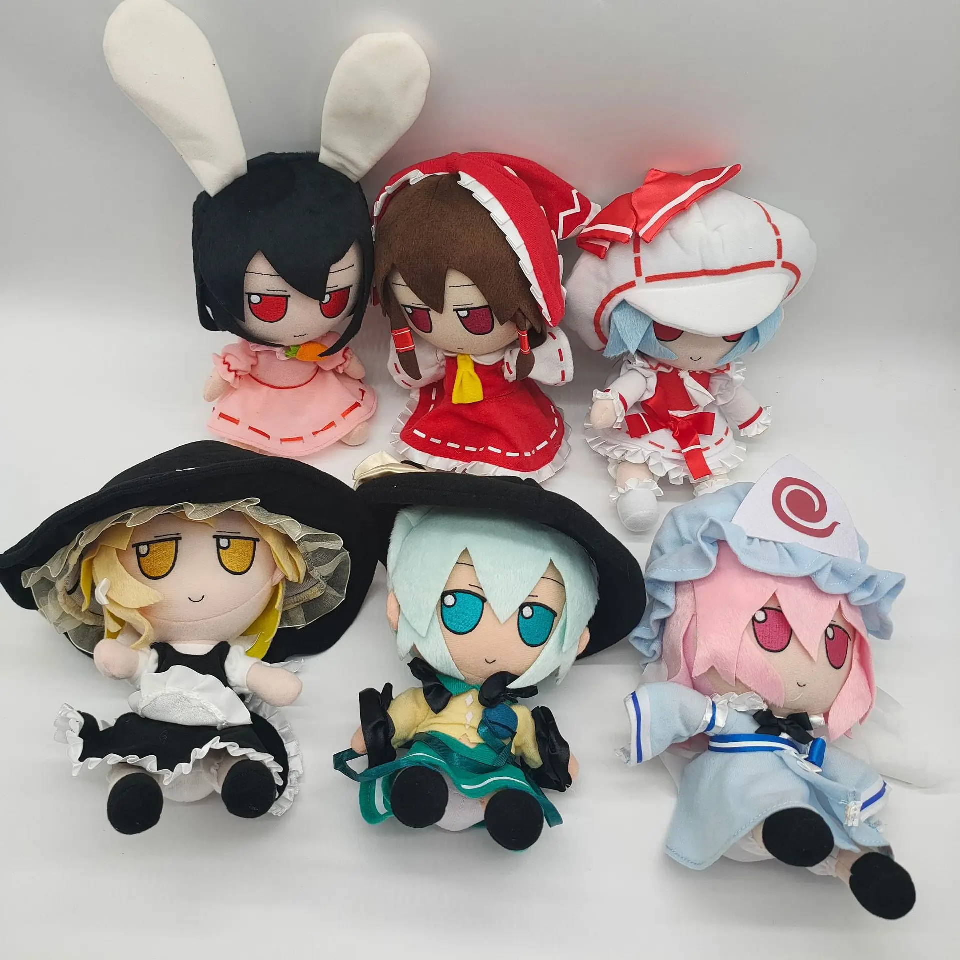 20cm kawaii TouHou Project Marisa Komeiji Koishi Hakurei Reimu Hon Meirin Hata no koko Cosplay Plush Doll Stuffed Toys Pillow Xm
20cm kawaii TouHou Project Marisa Komeiji Koishi Hakurei Reimu Hon Meirin Hata no koko Cosplay Plush Doll Stuffed Toys Pillow Xm