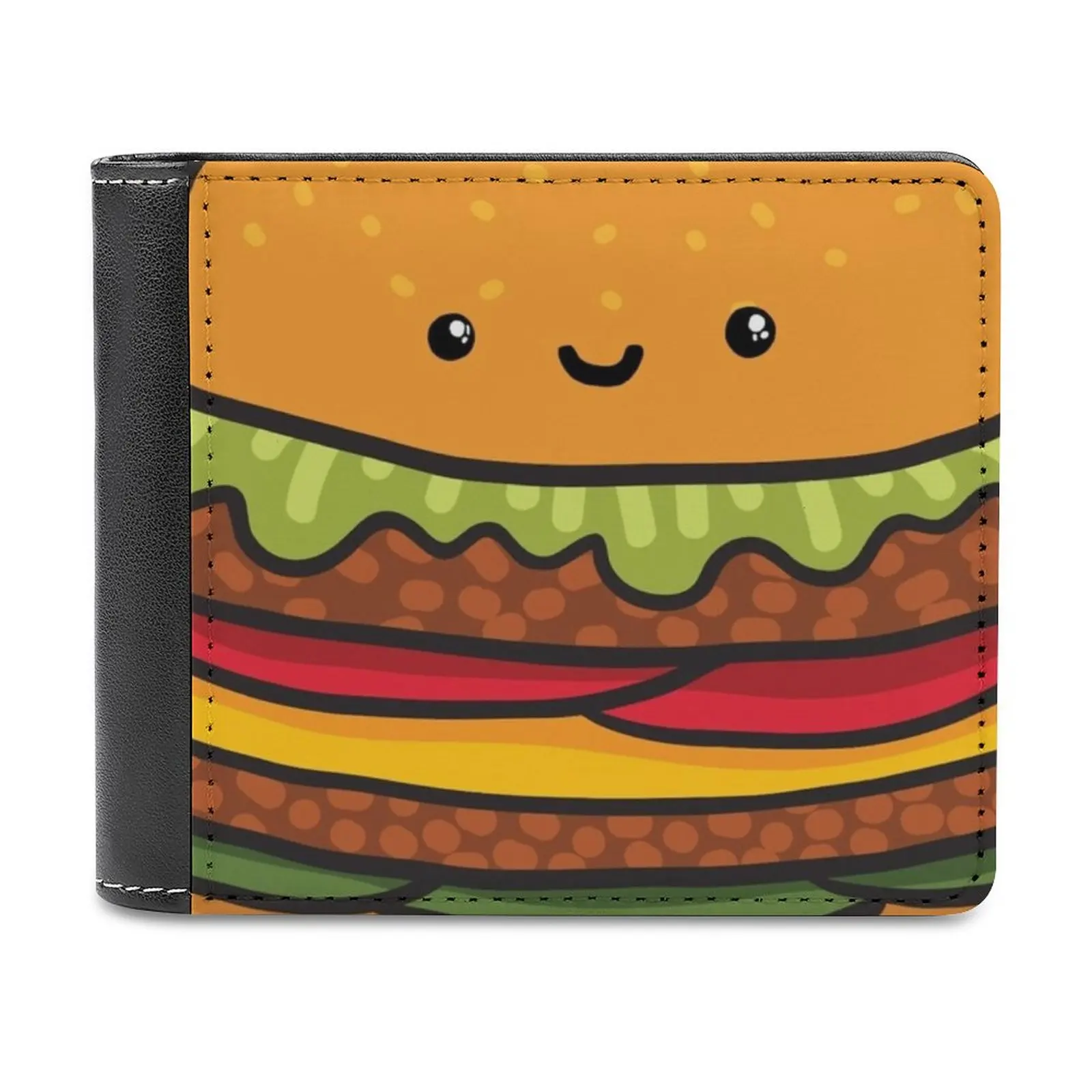 

Симпатичный гамбургер. Гамбургер фаст-фуд. Мужской бумажник, компактные мужские кошельки, бумажник для кредитных карт для мужчин, сумка для ...