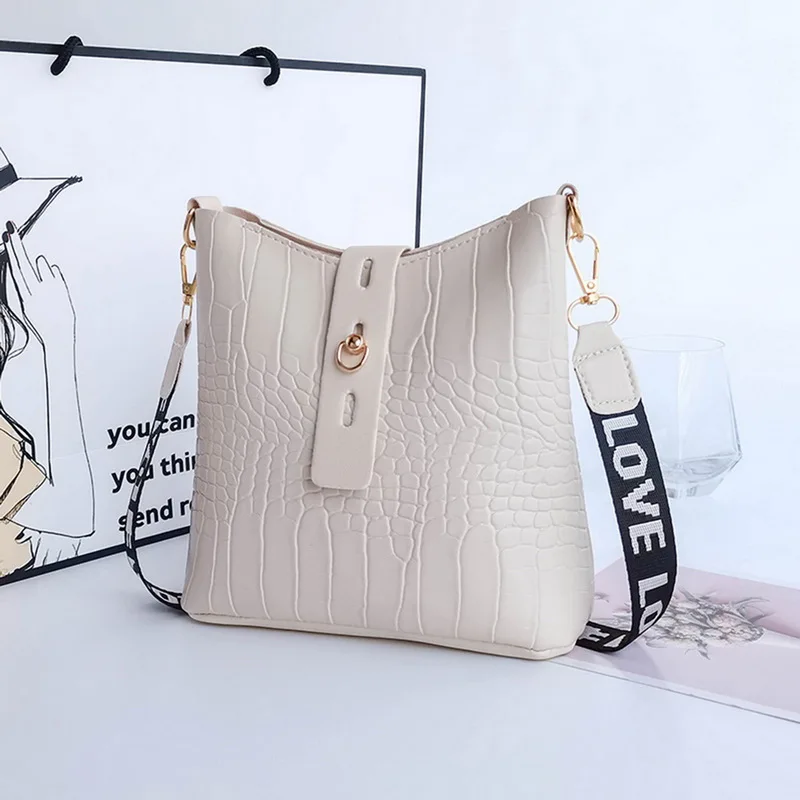 Crocodile Messenger Bags For Women PU Leather Crossbody Shoulder Bag 2022 Female Luxury High Quality Ladies Handbags Bucket Bag
Crocodile Messenger Bags For Women PU Leather Crossbody Shoulder Bag 2022 Female Luxury High Quality Ladies Handbags Bucket Bag