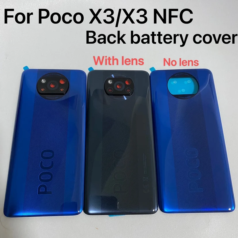 For Xiaomi Poco X3 Back Battery Cover back panel back door Housing casing
For Xiaomi Poco X3 Back Battery Cover back panel back door Housing casing