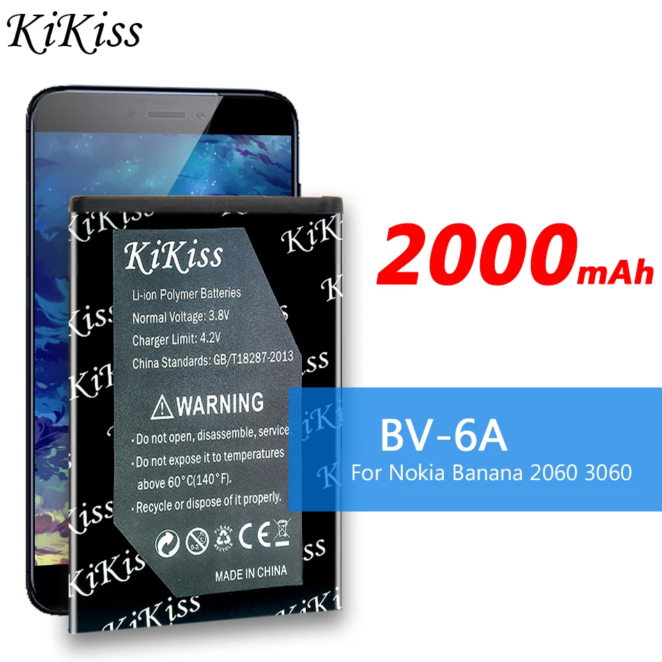 Аккумуляторная батарея 2000 мА · ч для телефона Nokia Banana 2060 3060 5250 BV-6A 8110 4G
Аккумуляторная батарея 2000 мА · ч для телефона Nokia Banana 2060 3060 5250 BV-6A 8110 4G